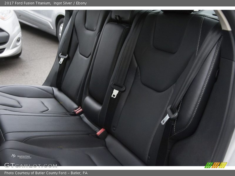 Ingot Silver / Ebony 2017 Ford Fusion Titanium