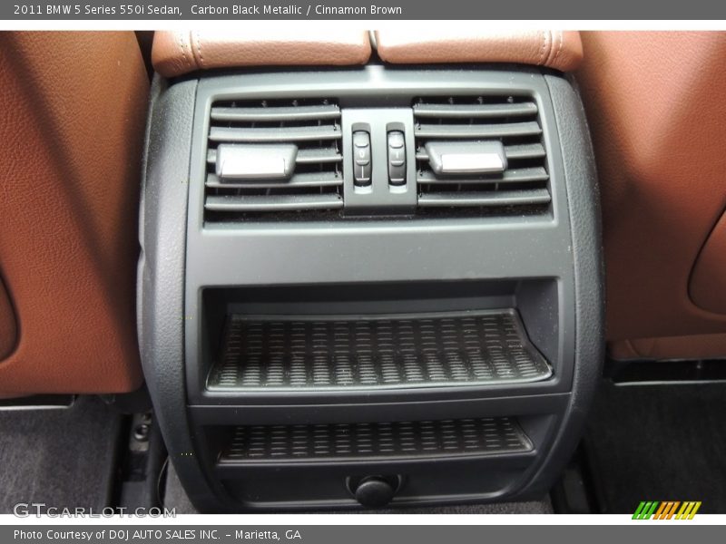 Carbon Black Metallic / Cinnamon Brown 2011 BMW 5 Series 550i Sedan