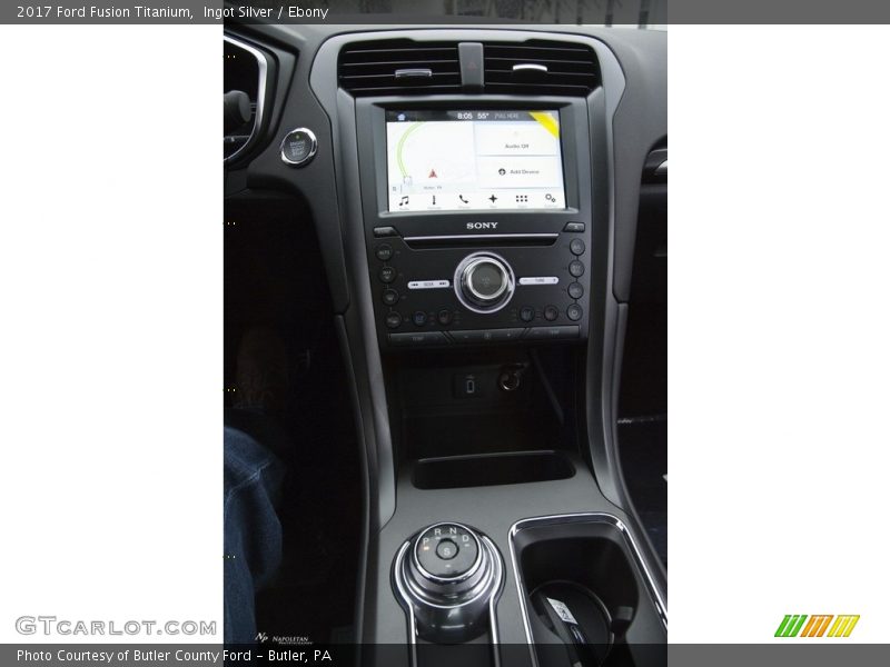 Ingot Silver / Ebony 2017 Ford Fusion Titanium
