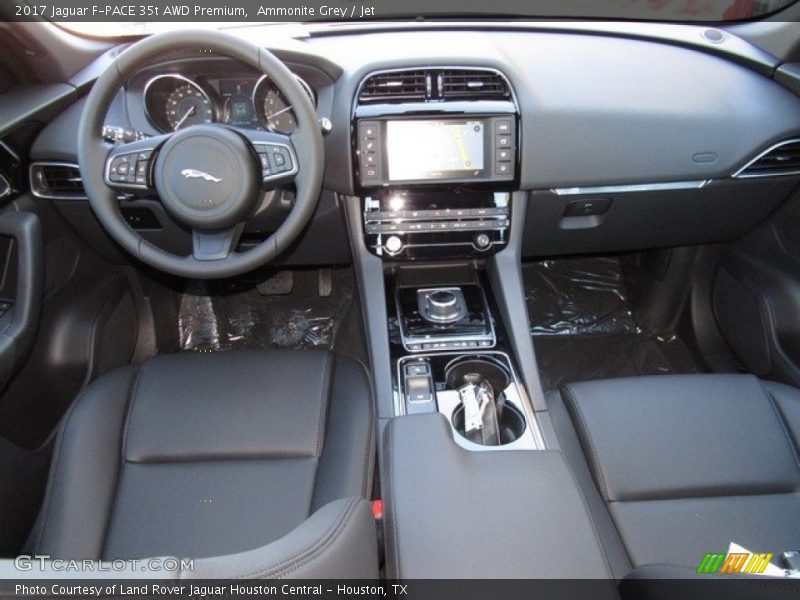 Ammonite Grey / Jet 2017 Jaguar F-PACE 35t AWD Premium