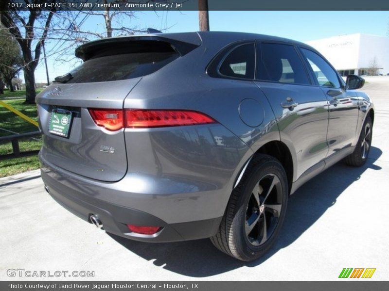 Ammonite Grey / Jet 2017 Jaguar F-PACE 35t AWD Premium
