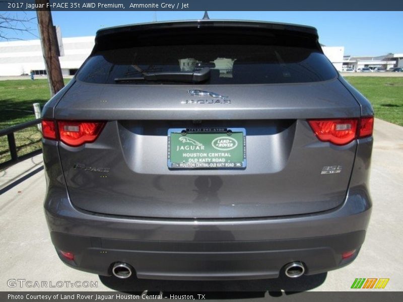 Ammonite Grey / Jet 2017 Jaguar F-PACE 35t AWD Premium