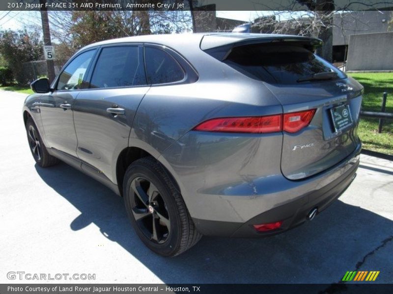 Ammonite Grey / Jet 2017 Jaguar F-PACE 35t AWD Premium