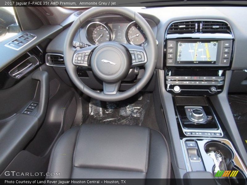 Ammonite Grey / Jet 2017 Jaguar F-PACE 35t AWD Premium