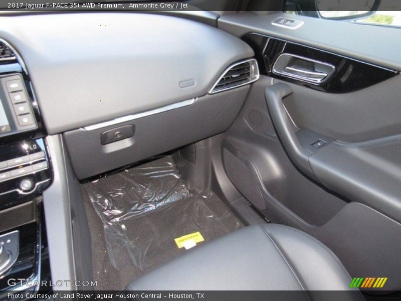Ammonite Grey / Jet 2017 Jaguar F-PACE 35t AWD Premium