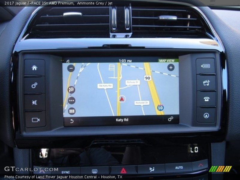 Ammonite Grey / Jet 2017 Jaguar F-PACE 35t AWD Premium