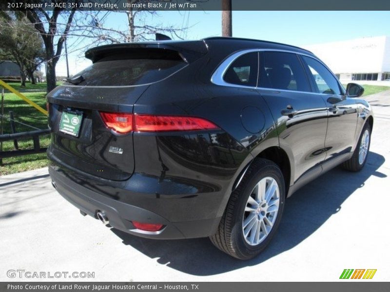 Ultimate Black / Jet w/Tan 2017 Jaguar F-PACE 35t AWD Prestige