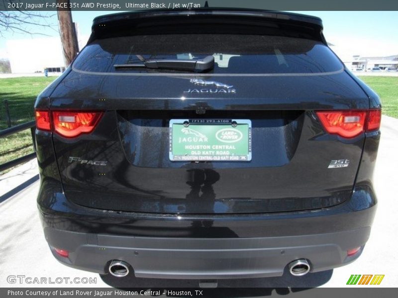 Ultimate Black / Jet w/Tan 2017 Jaguar F-PACE 35t AWD Prestige