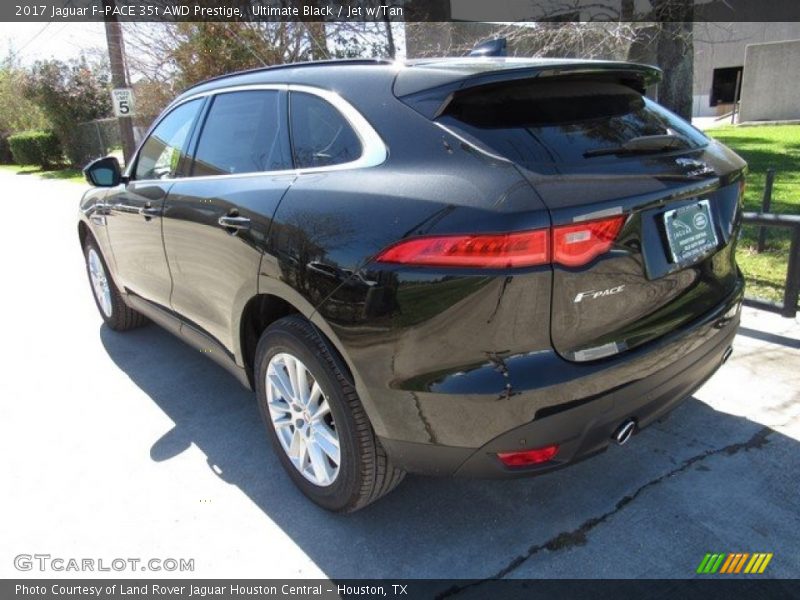 Ultimate Black / Jet w/Tan 2017 Jaguar F-PACE 35t AWD Prestige