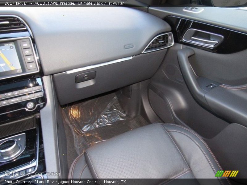 Ultimate Black / Jet w/Tan 2017 Jaguar F-PACE 35t AWD Prestige