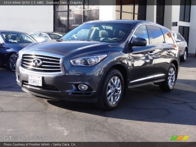 Diamond Slate / Graphite 2014 Infiniti QX60 3.5 AWD