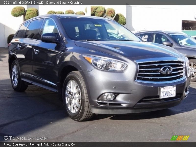 Diamond Slate / Graphite 2014 Infiniti QX60 3.5 AWD
