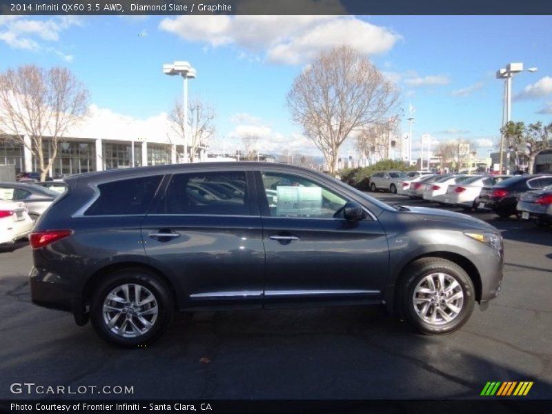 Diamond Slate / Graphite 2014 Infiniti QX60 3.5 AWD