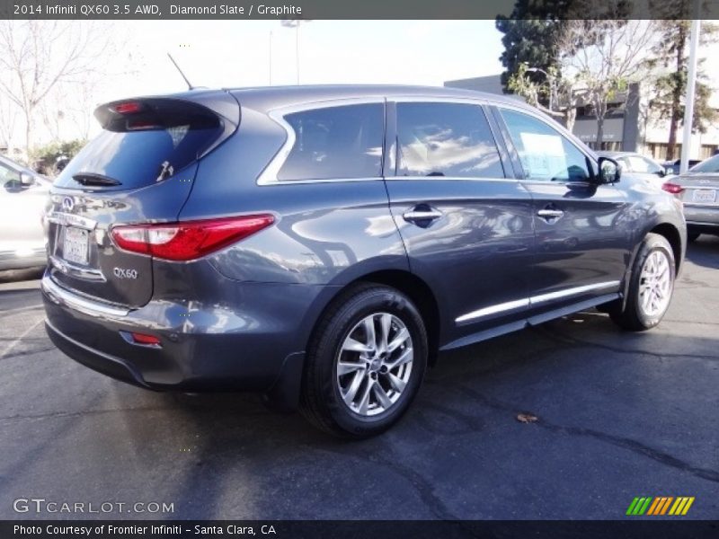 Diamond Slate / Graphite 2014 Infiniti QX60 3.5 AWD