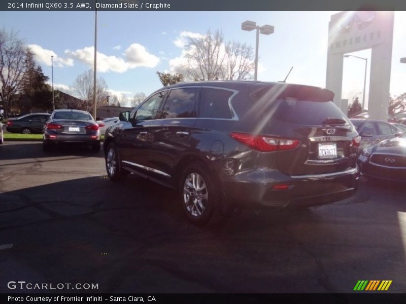 Diamond Slate / Graphite 2014 Infiniti QX60 3.5 AWD