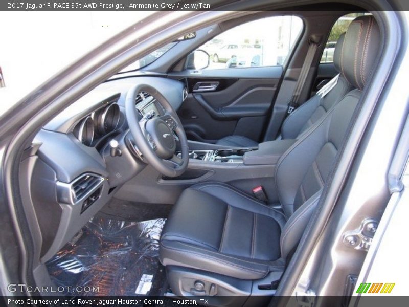 Ammonite Grey / Jet w/Tan 2017 Jaguar F-PACE 35t AWD Prestige