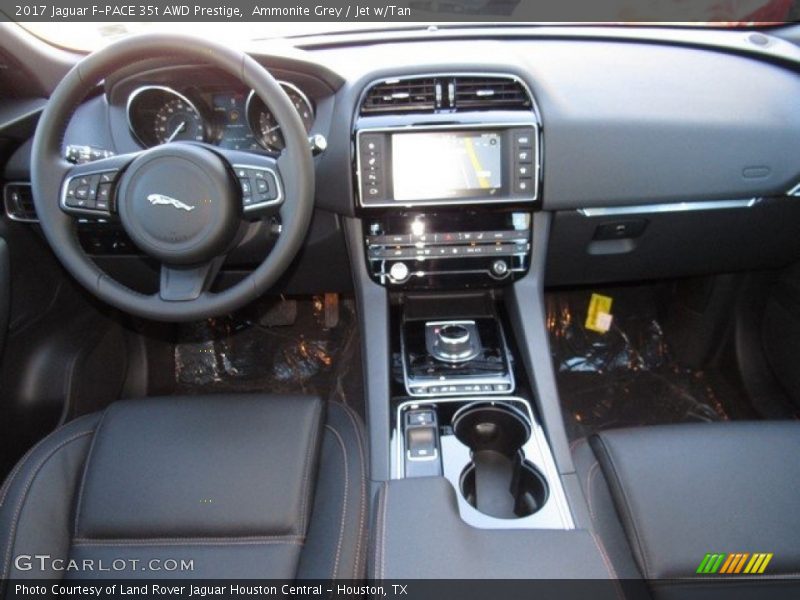 Ammonite Grey / Jet w/Tan 2017 Jaguar F-PACE 35t AWD Prestige