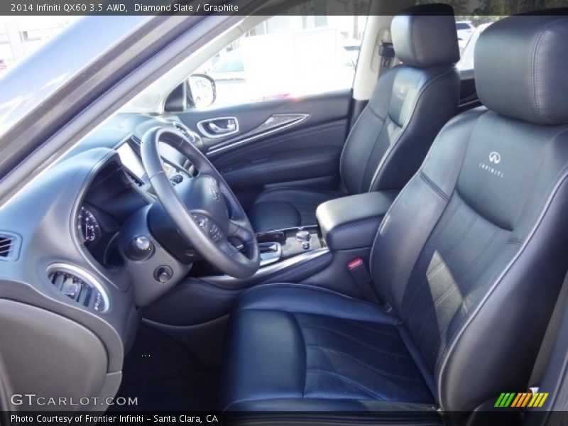 Diamond Slate / Graphite 2014 Infiniti QX60 3.5 AWD
