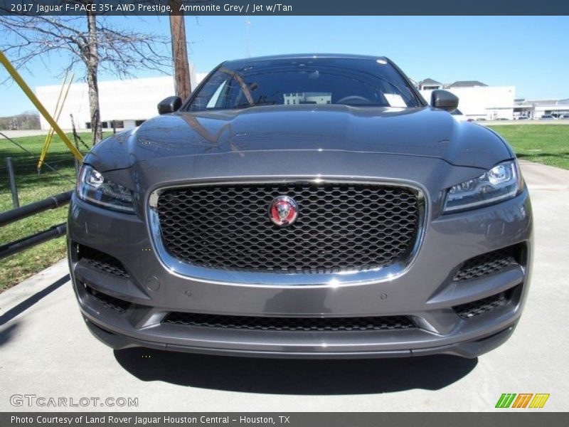 Ammonite Grey / Jet w/Tan 2017 Jaguar F-PACE 35t AWD Prestige