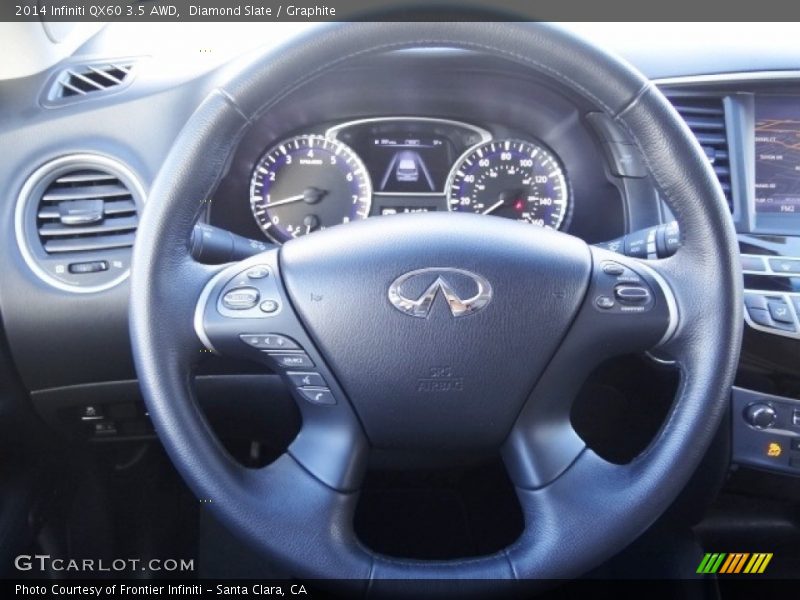 Diamond Slate / Graphite 2014 Infiniti QX60 3.5 AWD