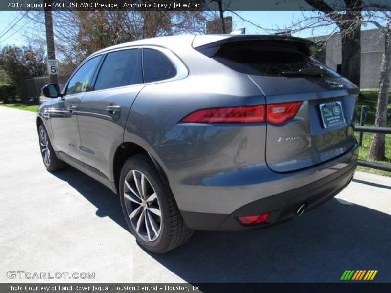 Ammonite Grey / Jet w/Tan 2017 Jaguar F-PACE 35t AWD Prestige