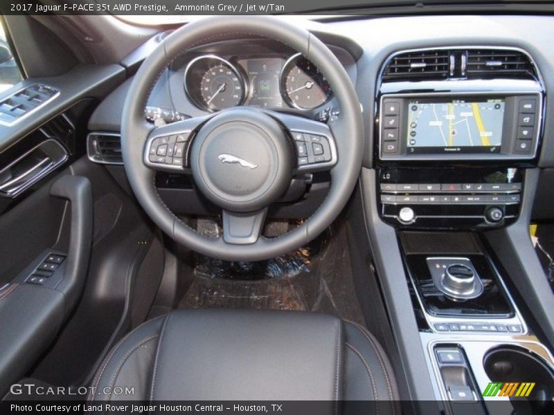 Ammonite Grey / Jet w/Tan 2017 Jaguar F-PACE 35t AWD Prestige