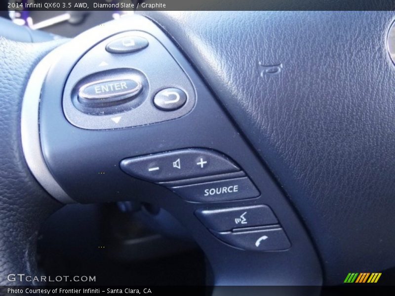 Diamond Slate / Graphite 2014 Infiniti QX60 3.5 AWD
