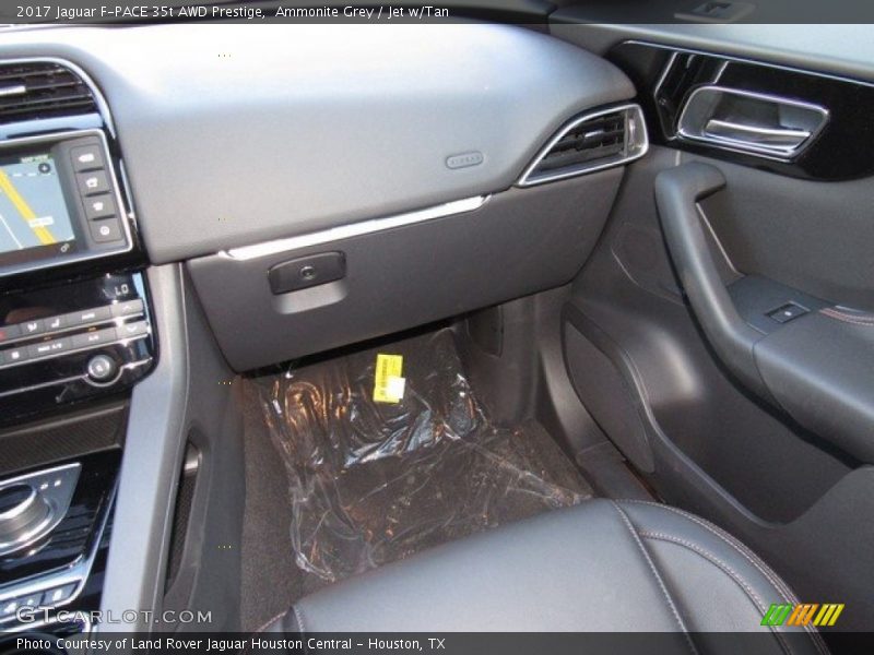 Ammonite Grey / Jet w/Tan 2017 Jaguar F-PACE 35t AWD Prestige