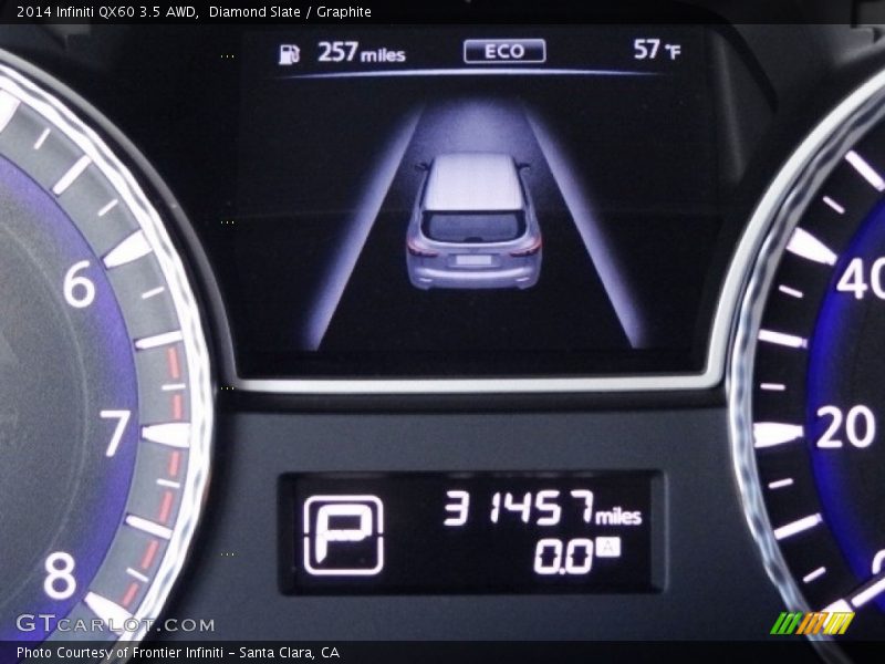Diamond Slate / Graphite 2014 Infiniti QX60 3.5 AWD