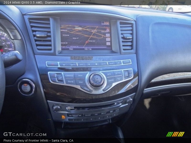 Diamond Slate / Graphite 2014 Infiniti QX60 3.5 AWD