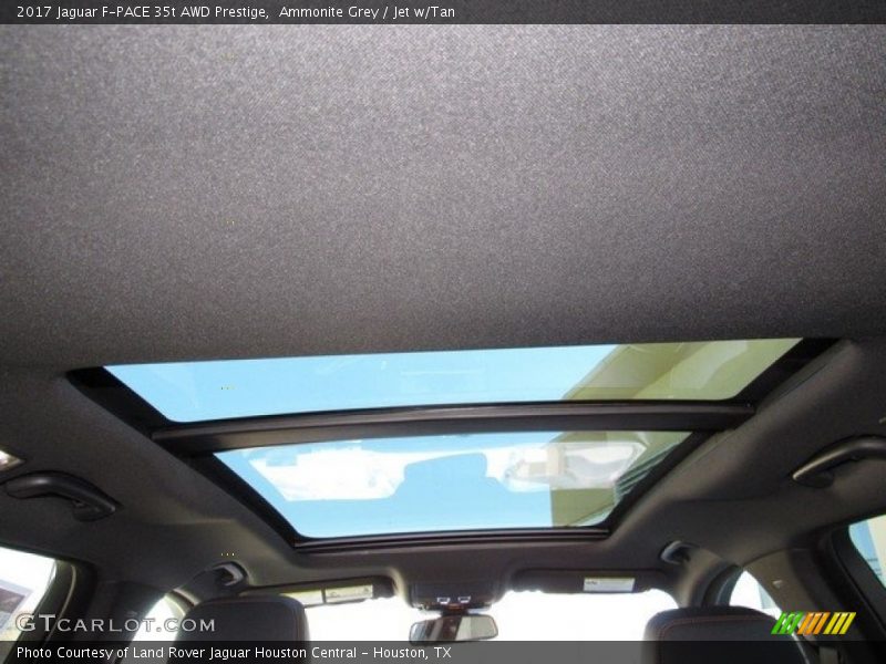 Ammonite Grey / Jet w/Tan 2017 Jaguar F-PACE 35t AWD Prestige
