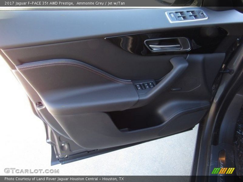 Ammonite Grey / Jet w/Tan 2017 Jaguar F-PACE 35t AWD Prestige