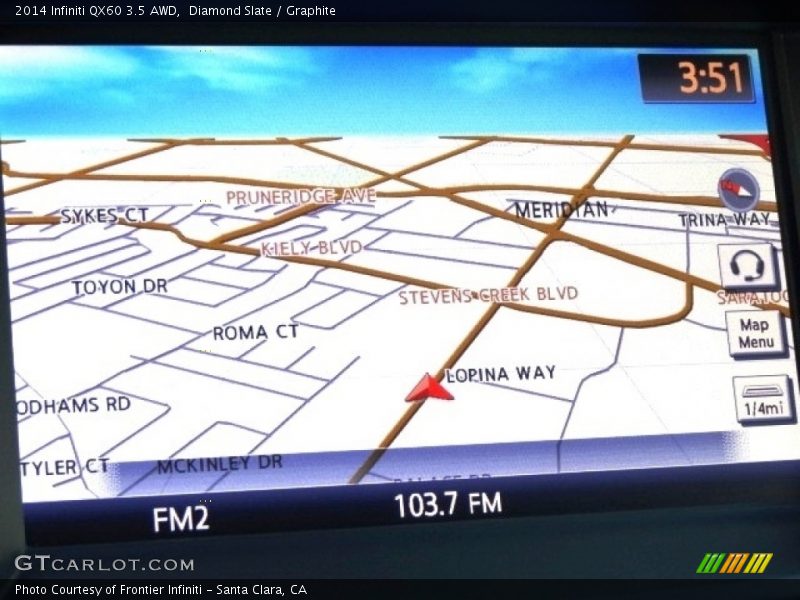 Diamond Slate / Graphite 2014 Infiniti QX60 3.5 AWD