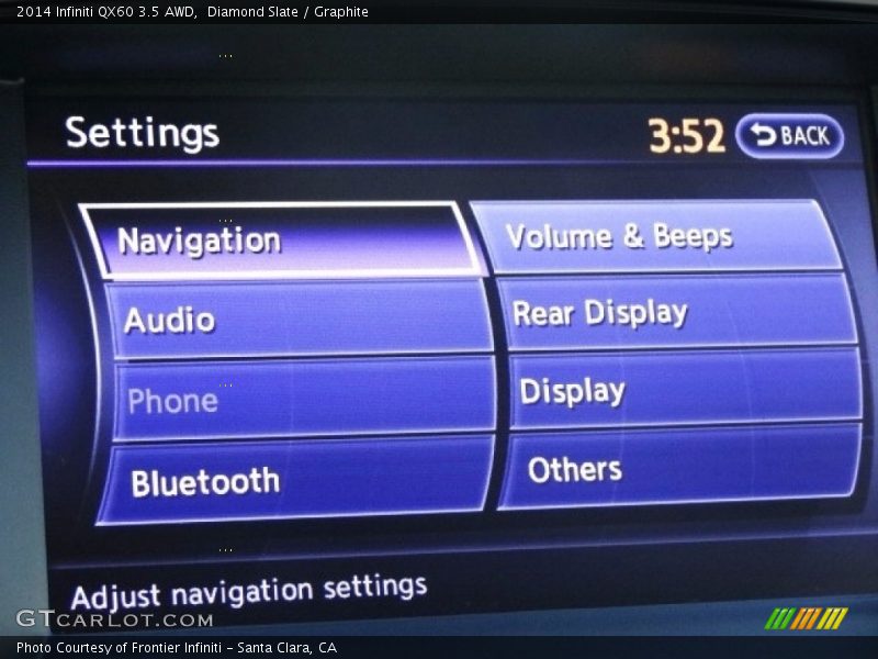 Diamond Slate / Graphite 2014 Infiniti QX60 3.5 AWD