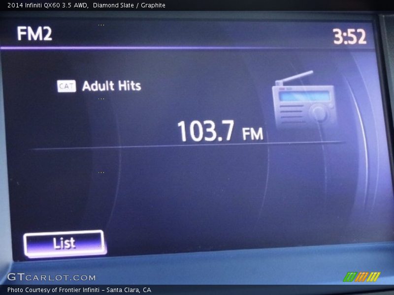 Diamond Slate / Graphite 2014 Infiniti QX60 3.5 AWD