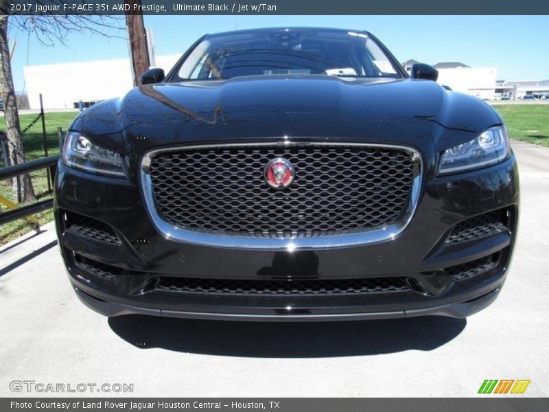 Ultimate Black / Jet w/Tan 2017 Jaguar F-PACE 35t AWD Prestige