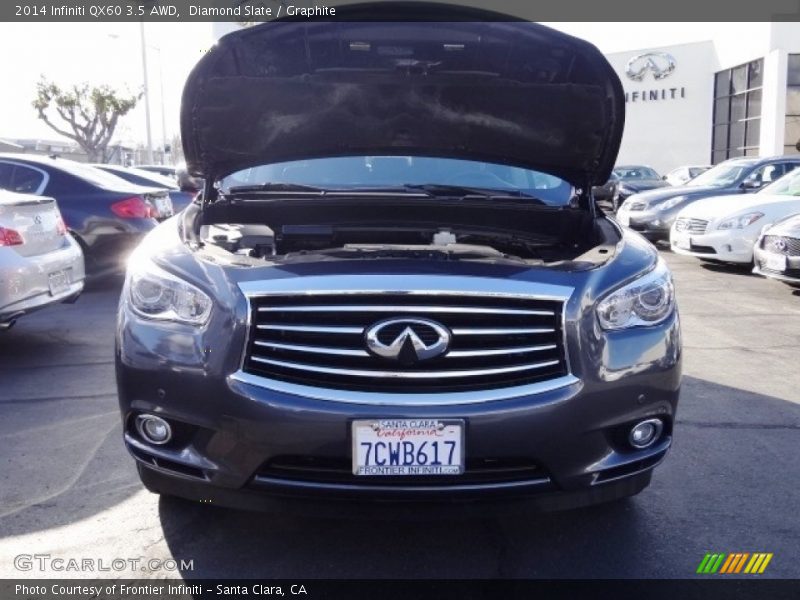 Diamond Slate / Graphite 2014 Infiniti QX60 3.5 AWD