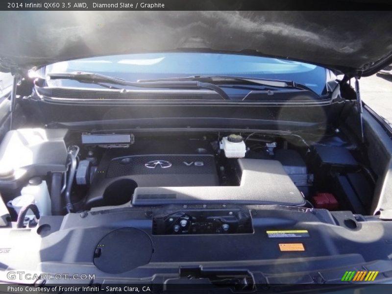Diamond Slate / Graphite 2014 Infiniti QX60 3.5 AWD