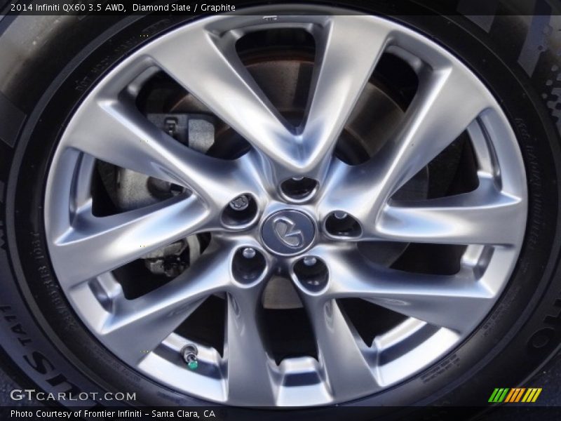 Diamond Slate / Graphite 2014 Infiniti QX60 3.5 AWD