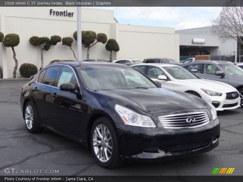 Black Obsidian / Graphite 2008 Infiniti G 35 Journey Sedan