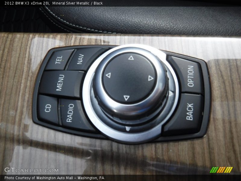 Mineral Silver Metallic / Black 2012 BMW X3 xDrive 28i