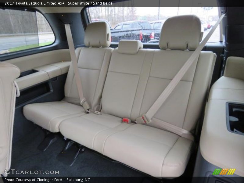 Rear Seat of 2017 Sequoia Limited 4x4