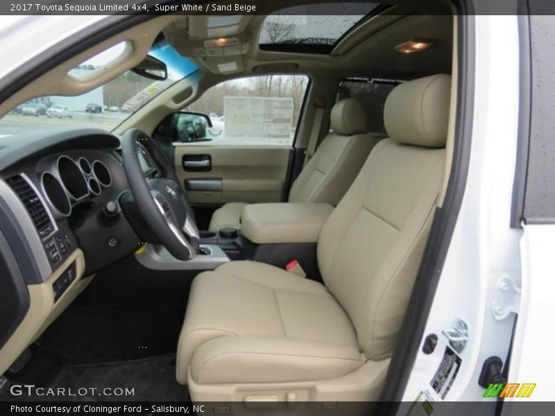 Front Seat of 2017 Sequoia Limited 4x4