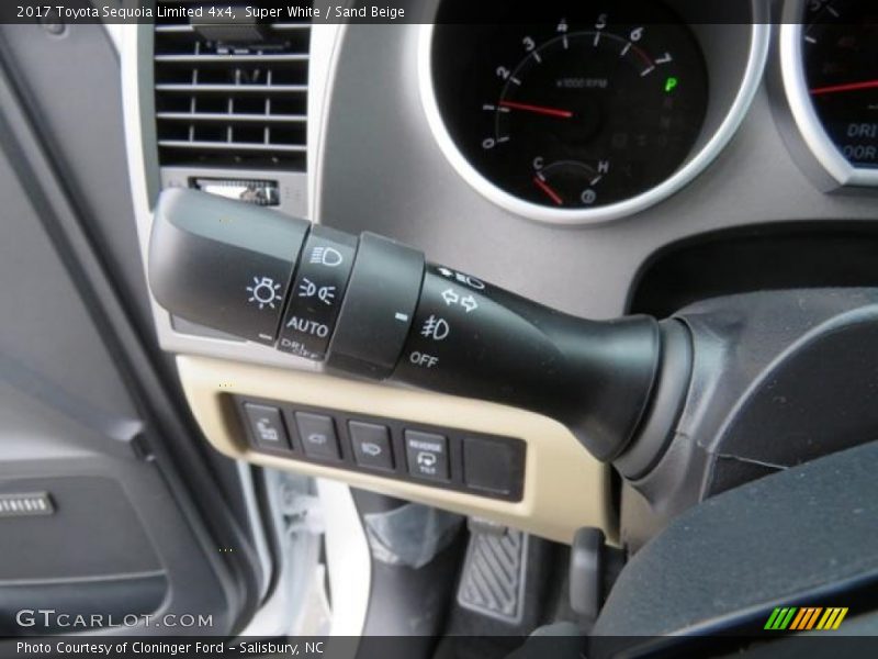 Controls of 2017 Sequoia Limited 4x4