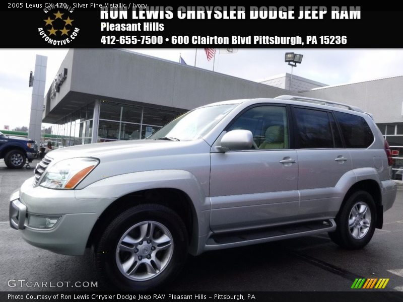 Silver Pine Metallic / Ivory 2005 Lexus GX 470