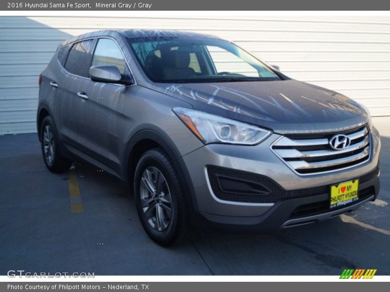 Mineral Gray / Gray 2016 Hyundai Santa Fe Sport