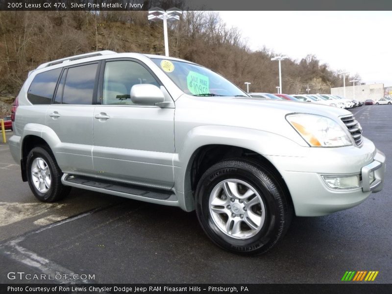Silver Pine Metallic / Ivory 2005 Lexus GX 470