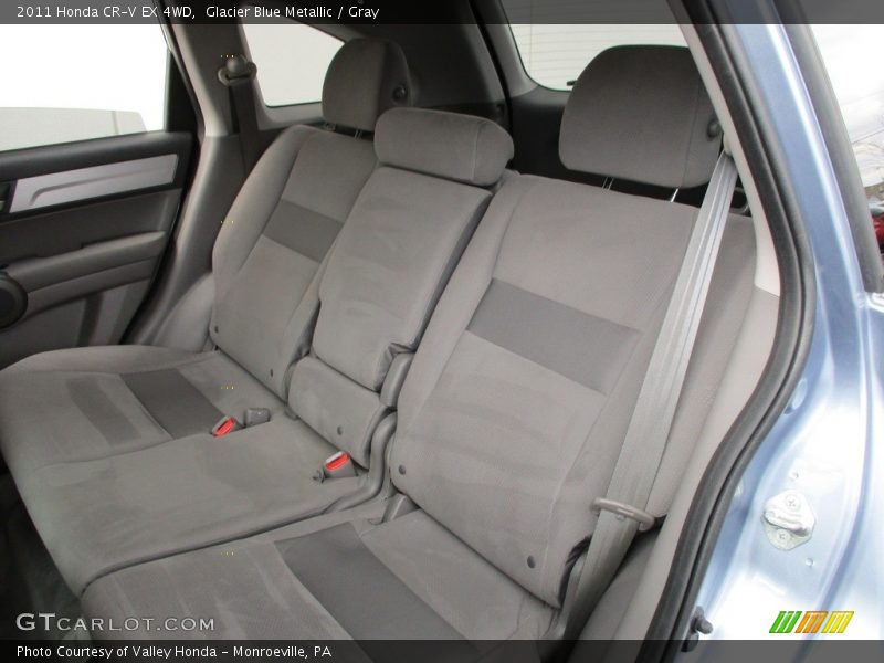 Glacier Blue Metallic / Gray 2011 Honda CR-V EX 4WD