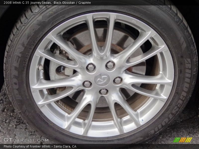Black Obsidian / Graphite 2008 Infiniti G 35 Journey Sedan