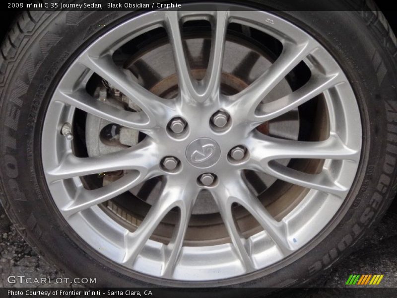 Black Obsidian / Graphite 2008 Infiniti G 35 Journey Sedan